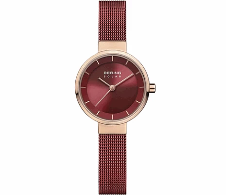 Bering Red Dial Red Mesh